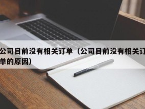公司目前没有相关订单（公司目前没有相关订单的原因）