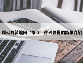 爆火的敦煌网“带飞”浔兴股份的简单介绍