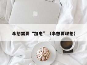 李想需要“加电”（李想要理想）