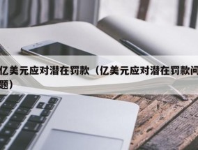 亿美元应对潜在罚款（亿美元应对潜在罚款问题）