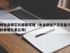 相信自研芯片回报可观（有自研自产芯片能力的有哪几家公司）